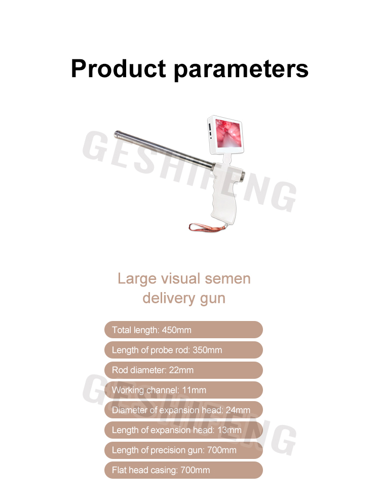 Artificial insemination gun for cattle(牛用人工授精枪)