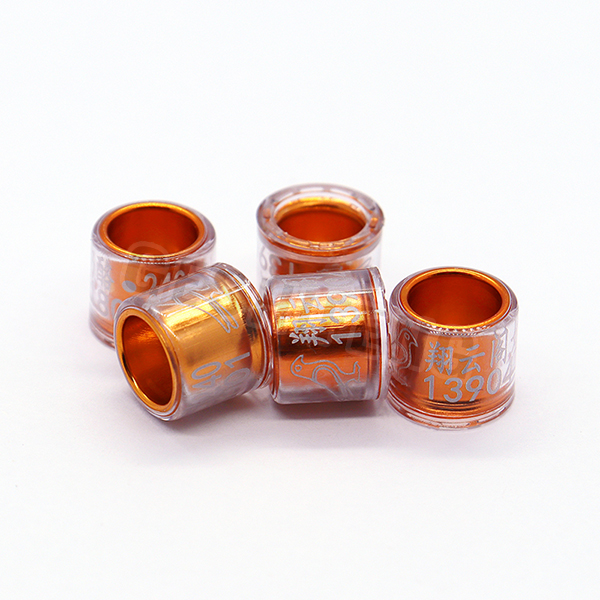 Aluminium Core with Plastic Coat Ring(铝芯刻字注塑环)