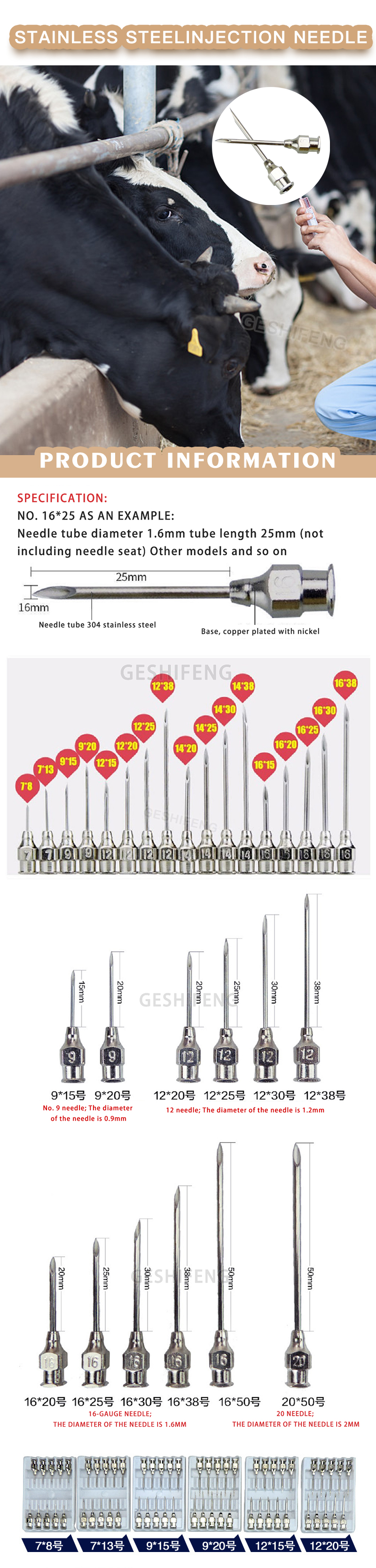 Stainless steel injection needle(不锈钢注射针头)