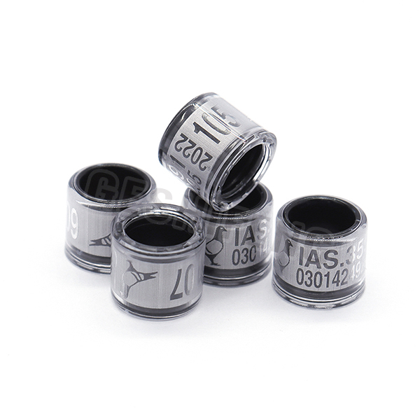 Aluminium core with Plastic coat Ring(镂空刻字注塑环)