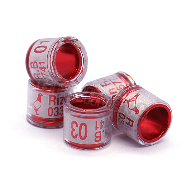 Aluminium core with Plastic coat Ring(镂空刻字注塑环)