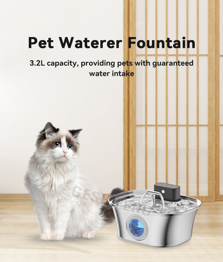 Pet waterer fountain(智能宠物喂水器 T形水龙头款)