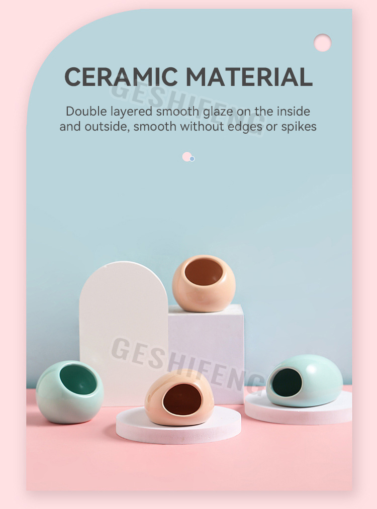 Ceramic bird feeding cup(陶瓷鸟食盒)