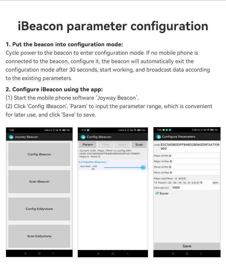 [HOT] iBeacon/Eddystone(BLE5.0)