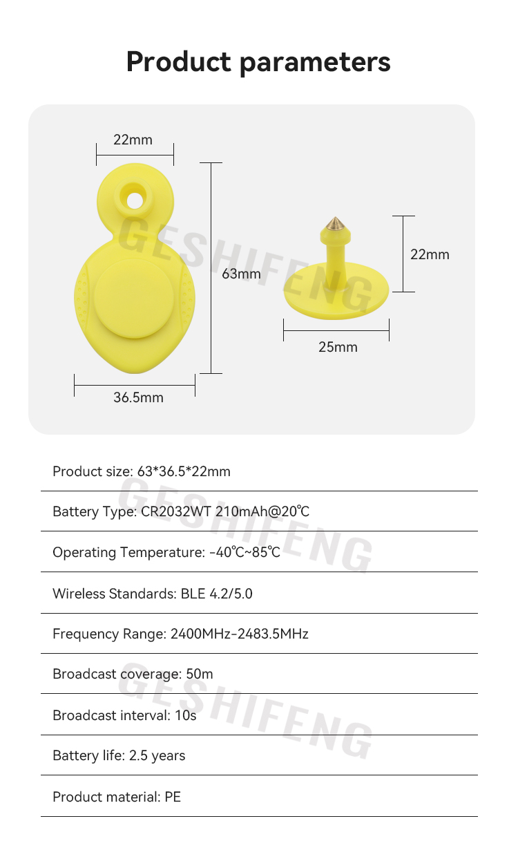 Animal positioning ear markers(定位耳标)