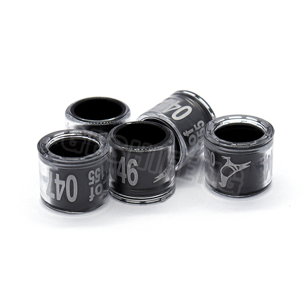 Aluminium Core with Plastic Coat Ring(铝芯刻字注塑环)