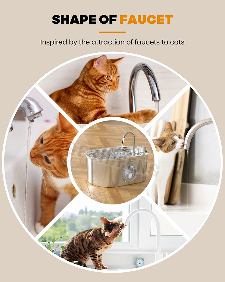 Pet waterer fountain(宠物智能喂食器)