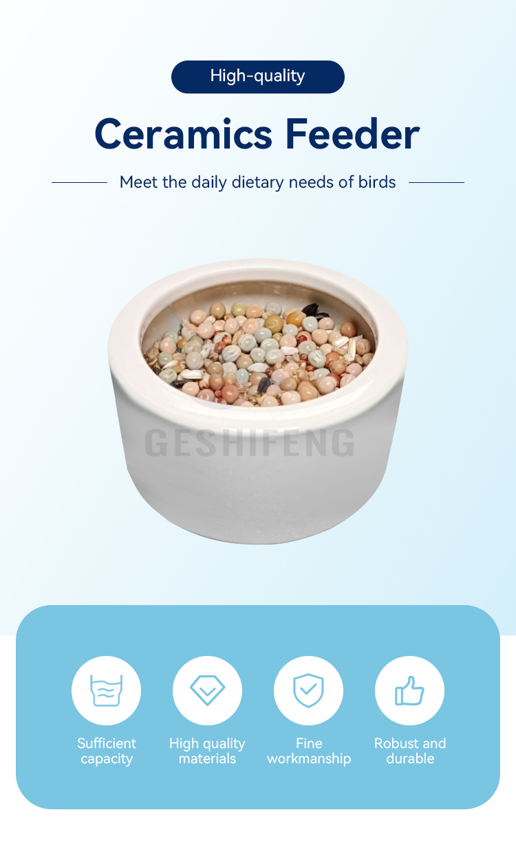 Ceramic bird feeding bowl(陶瓷碗)