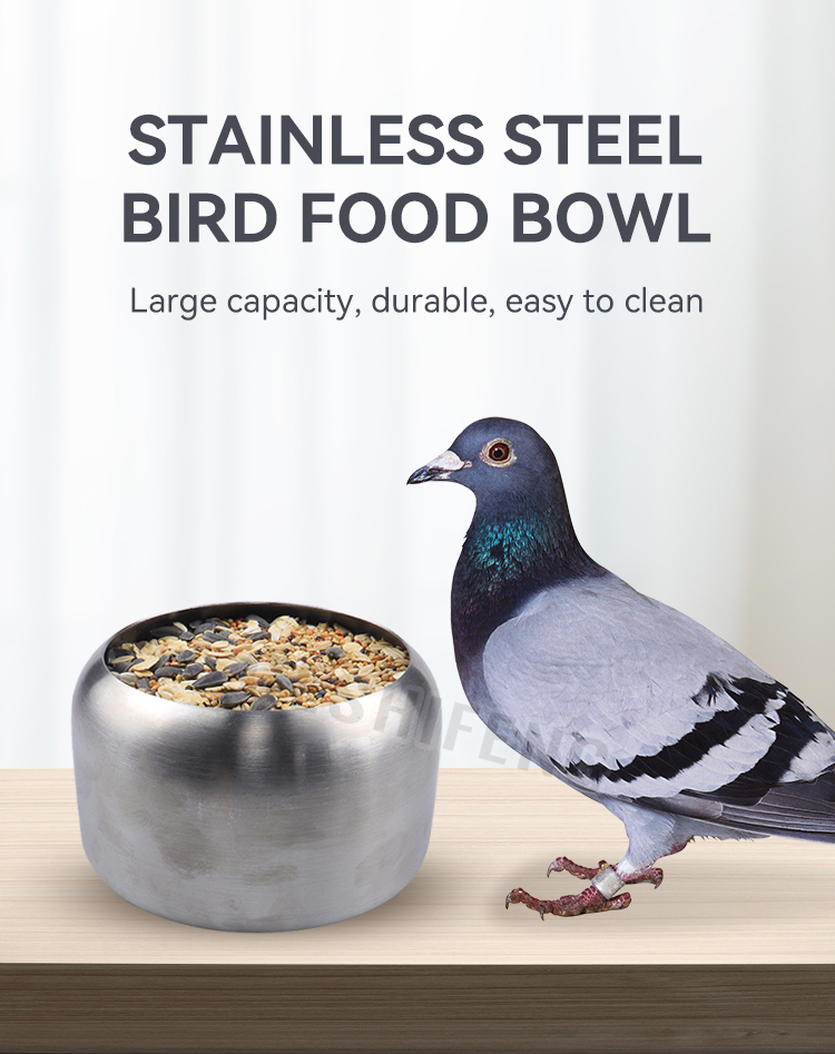 Stainless steel bird feeding bowl(不锈钢喂食器)