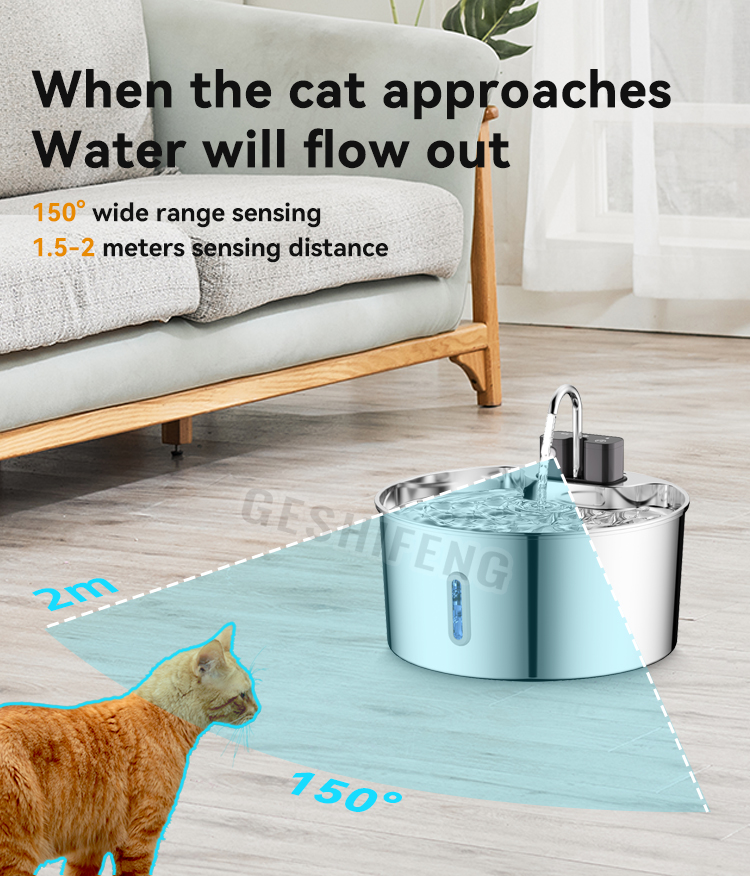 Pet waterer fountain(智能宠物喂水器 水龙头款)