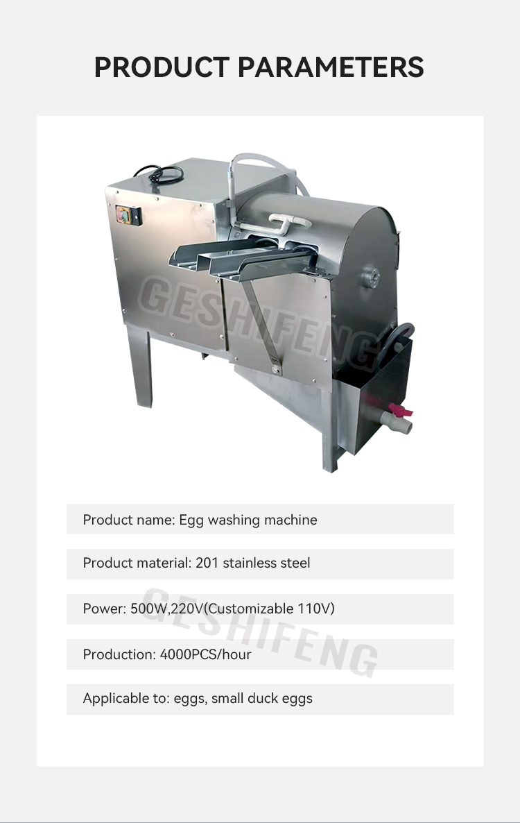 Automatic egg washing machine(双排鸡蛋清洗机)