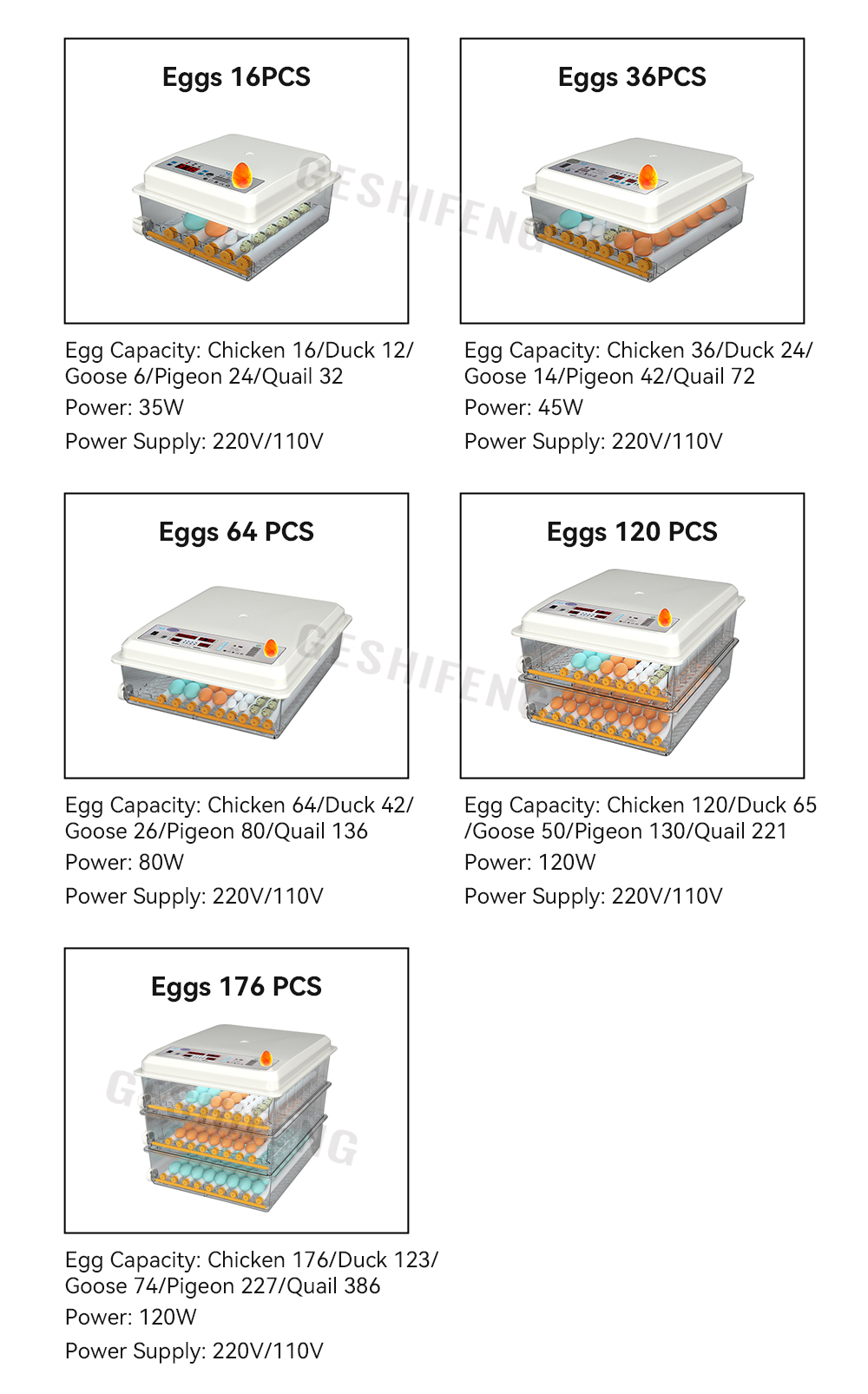 Egg Incubator(孵蛋器)