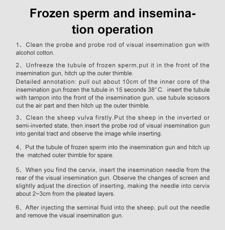 Sheep visual insemination gun(羊用人工授精枪)
