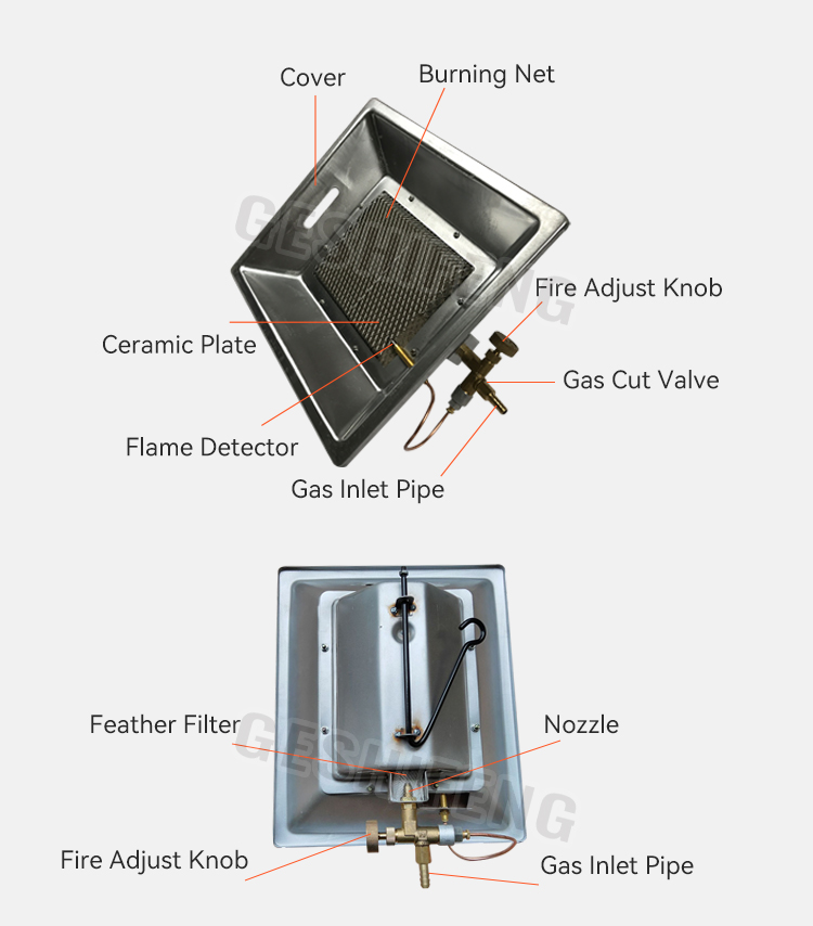 Poultry breeding heater(家禽养殖加热器

 手动点火）