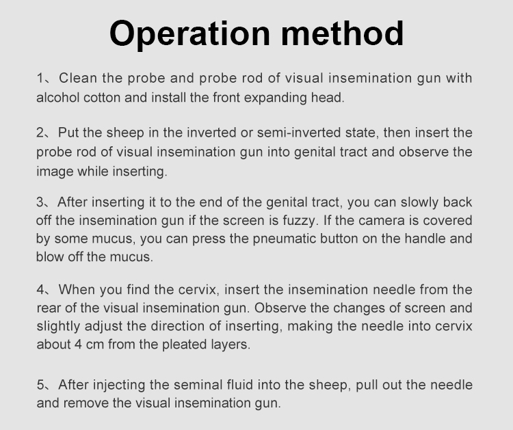 Sheep visual insemination gun(羊用人工授精枪)