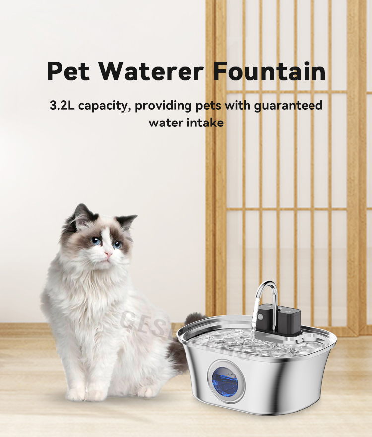 Pet waterer fountain(智能宠物喂水器 水龙头款)