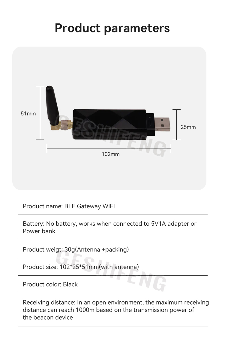 Bluetooth Gateway WIFI(蓝牙网关)