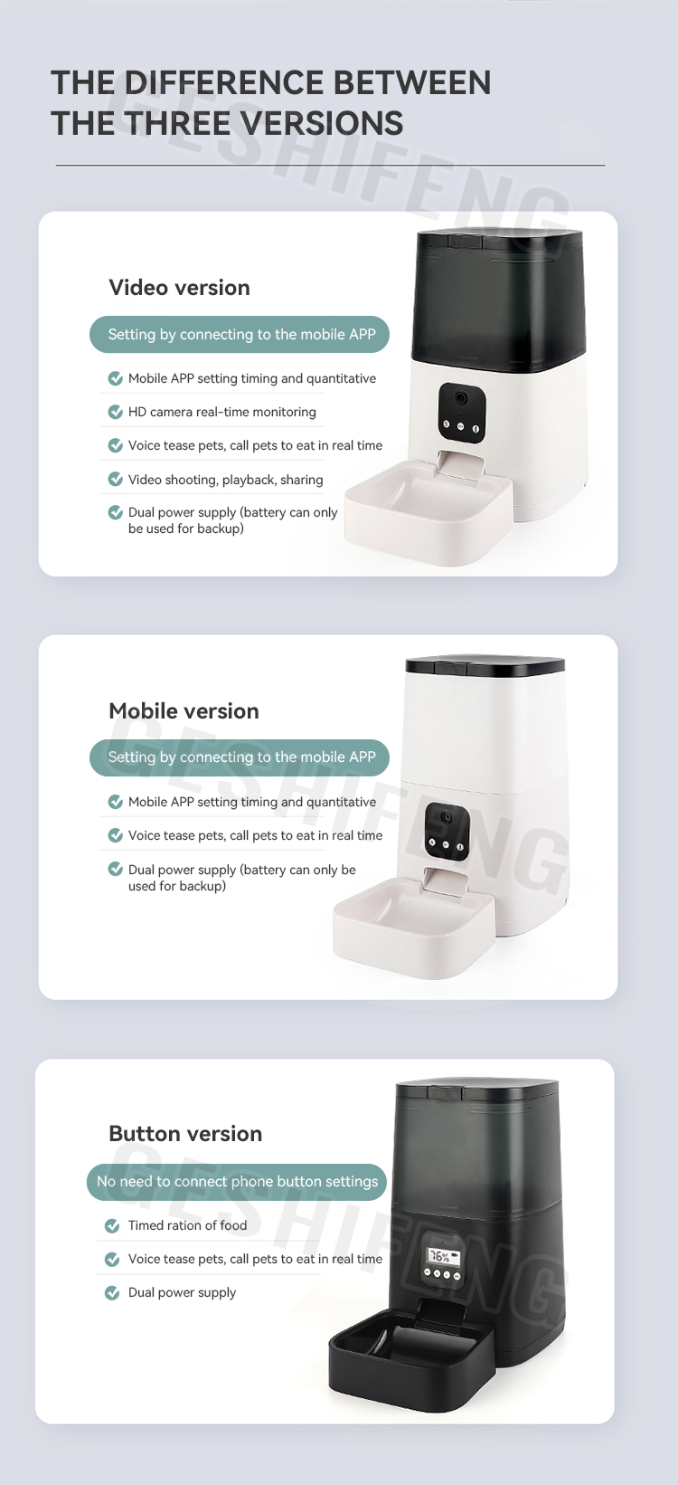 Automatic pet feeder(喂食器)